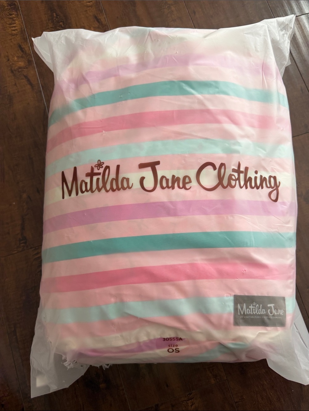 Matilda Jane Striped One-Piece in Pink, Aqua & Lavender